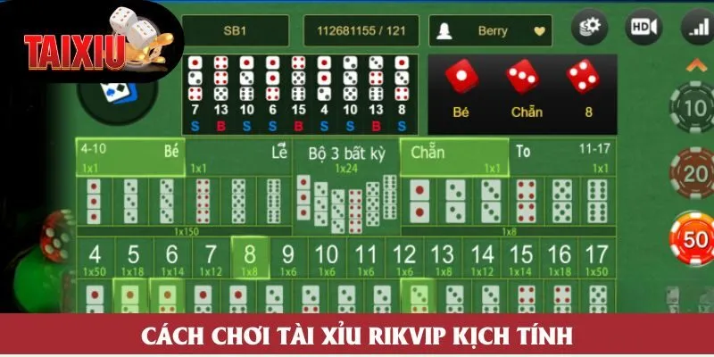 Cách chơi tài xỉu Rikvip kịch tính Cách chơi tài xỉu Rikvip kịch tính