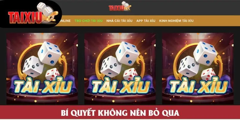 Bí quyết không nên bỏ qua
