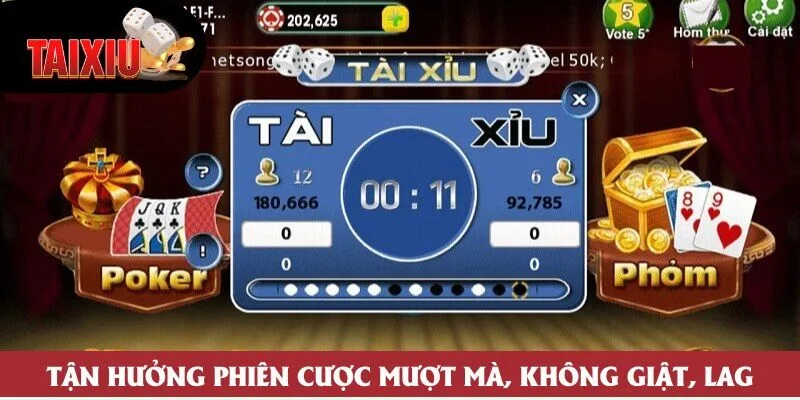 Tận hưởng phiên cược mượt mà, không giật, lag