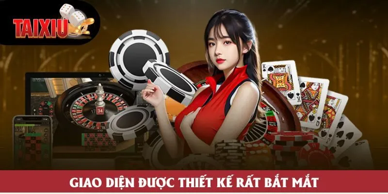 Giao diện được thiết kế rất bắt mắt Giao diện được thiết kế rất bắt mắt